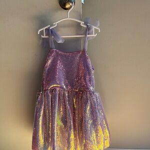 Lola + The Boys Glittering Purple Costume Dress